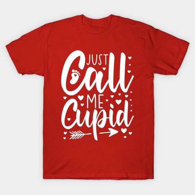 Valentines Day Pregnancy Announcement, Valentine pregnant couples, Just Call Me Cupid T-Shirt by mcoshop